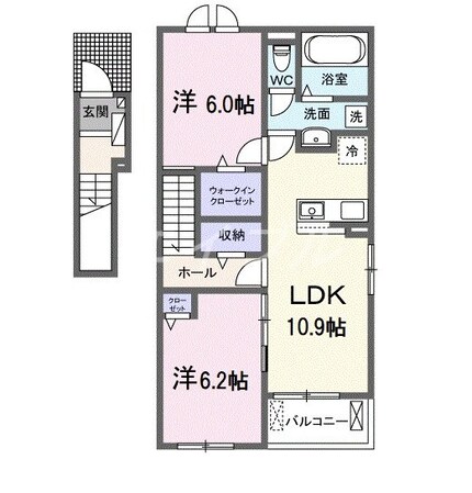 ラヴィベールアイ　Ⅱの物件間取画像